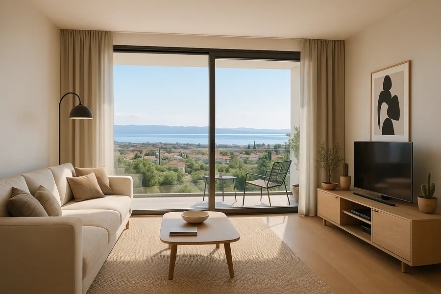 Penthouse mit Meerblick